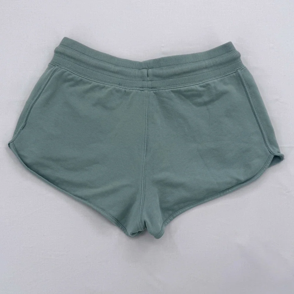 Ivy Park Athletic Shorts Womens Sz Small Blue Drawstring Lounge Logo Activewear